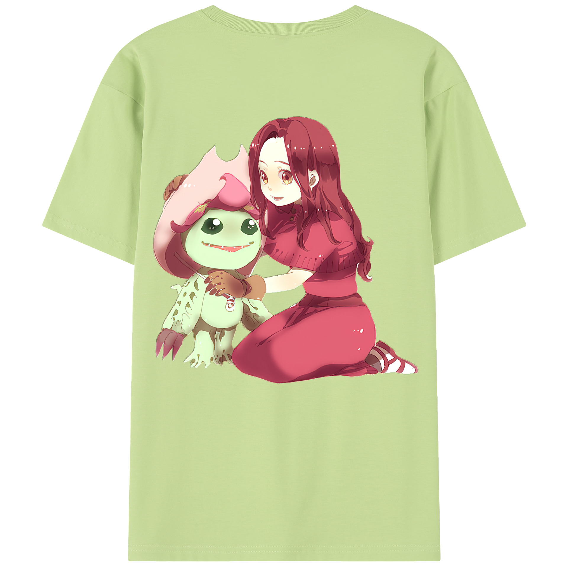 （画像用） Digimon デジタルモンスター/デジモン 綿100％半袖Tシャツ（背面プリント）